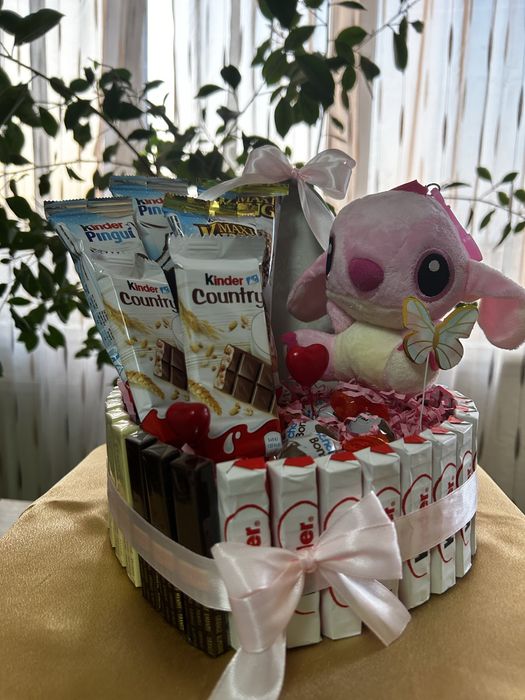 Aranjament cadou dulciuri