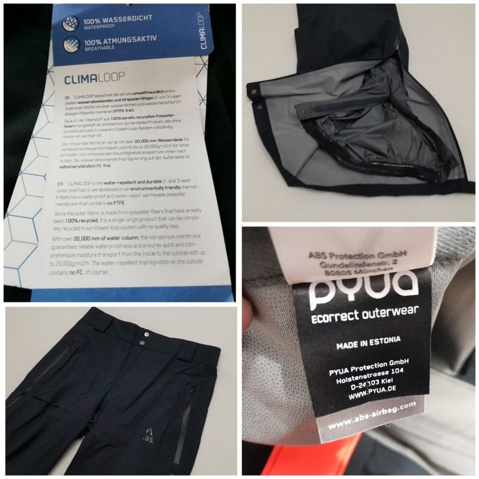 Pantaloni Pyua Evershell Pants 1 ABS, schi, tura, munte, mărimea L man