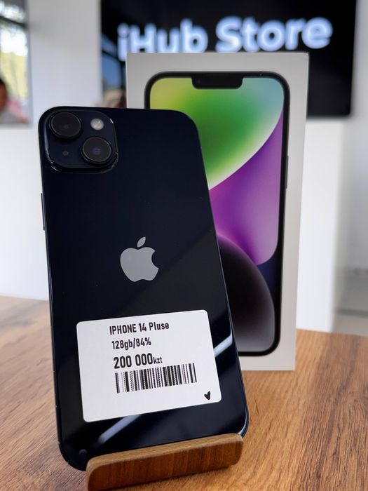 Айфон14Плюс•128гб/84%қара