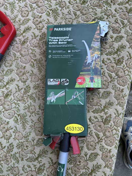 Чисто нов телескопичен трион за клони Parkside