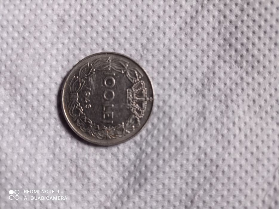 Moneda veche de 100 lei 1943