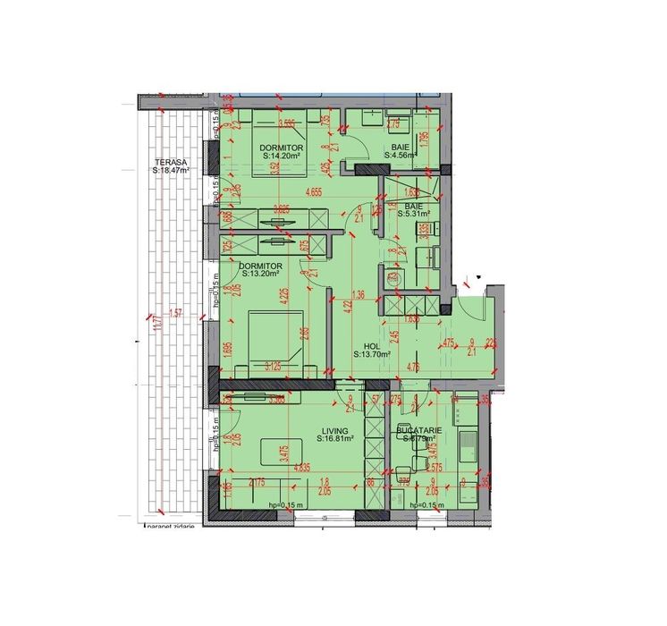 Apartament 3 camere Promo Loc Parcare Theodor Pallady