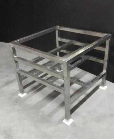 Suport inox pentru cuptor, suport inox blat polietilena