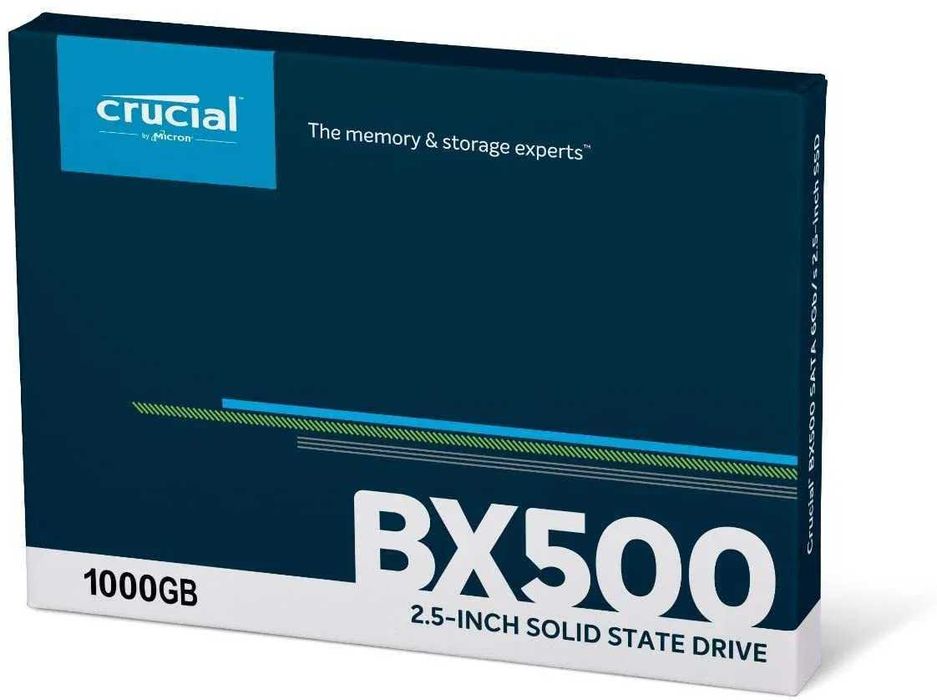 Crucial SSD диск Crucial BX500, 1000Гб, 2.5", SATA