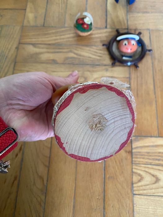 Сувенирни дървени статуетки Попай морякът и жена му