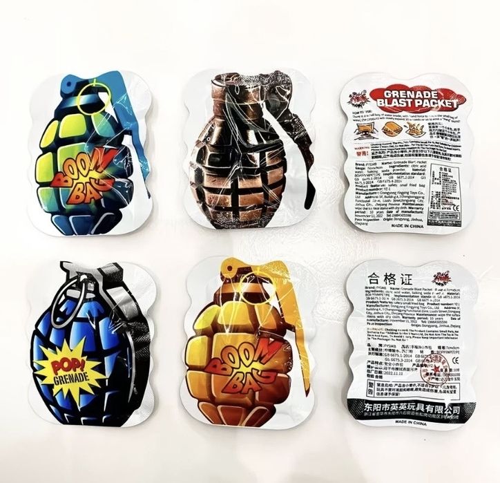 Игрушечные поп гранаты