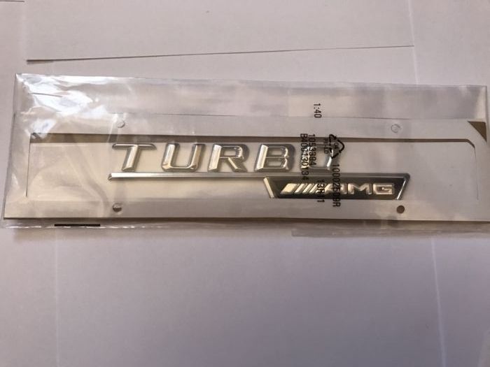 Emblema Mercedes Turbo AMG aripi