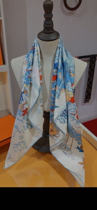 Eșarfă Hermes, model 2026, 4 modele, 90×90cm, preț fix