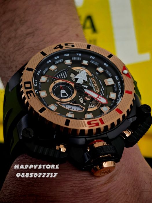 INVICTA Optimus Army green 66 mm, Инвикта нов ръчен часовник