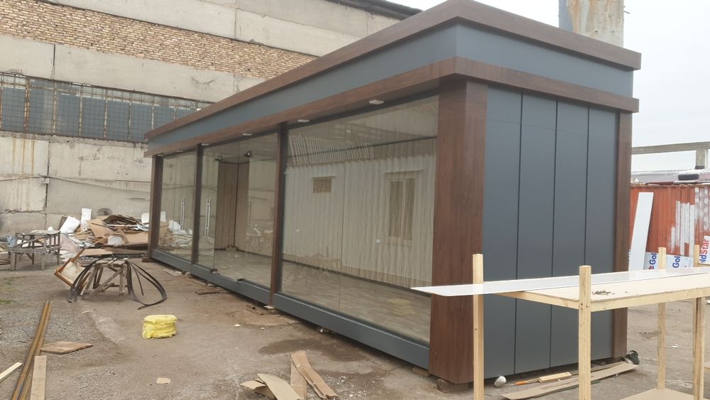 Контейнер кантейнер офис магазин дукон шоурм дача йасаймиз