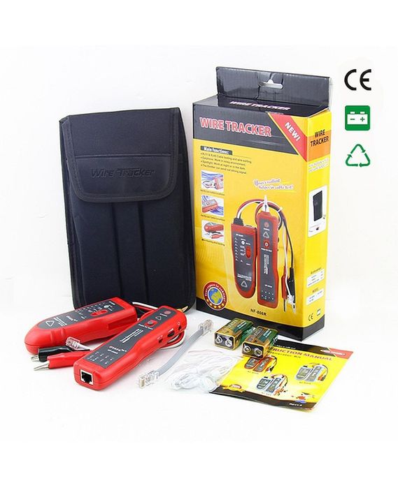 Сетевой тестер, трассоискатель Noyafa NF-806R, Lan tester cctv