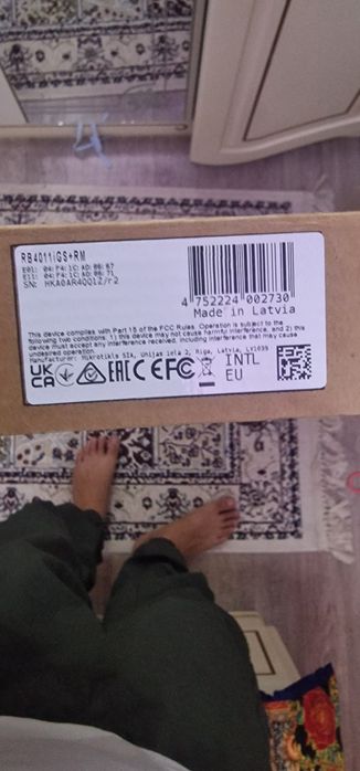 Микротик новый в картбке
