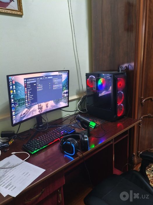 Gaming kompyuter i5 14400F RTX 3060 12GB 32GB RAM 180Hz monitor