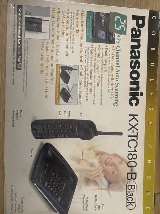 Работещ стационарен телефон Panasonic