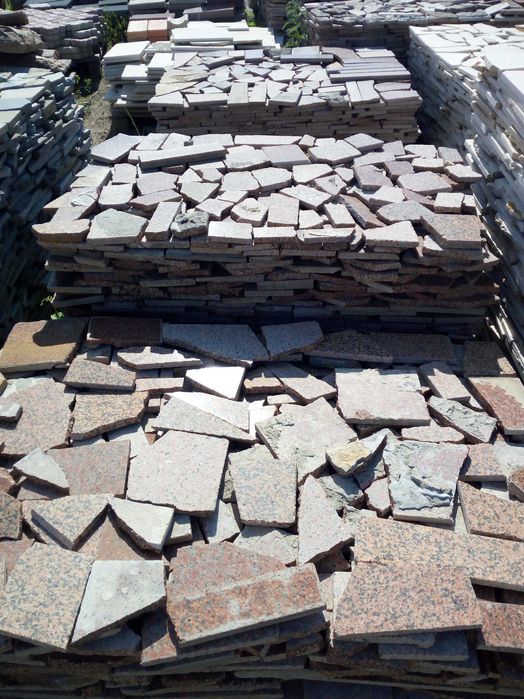 Бой плитки мрамора Б/У