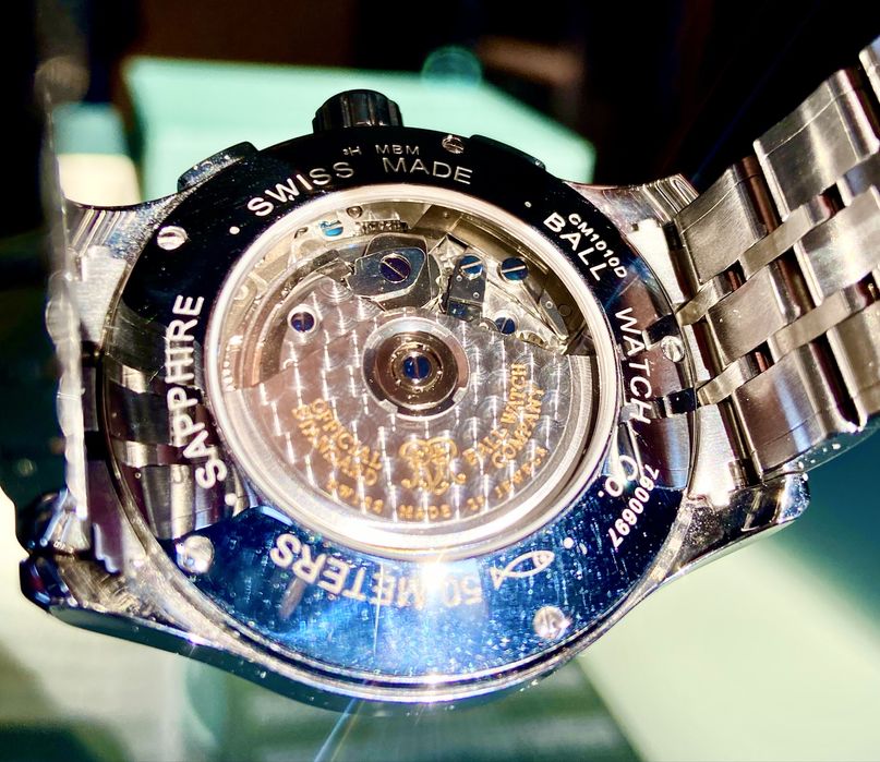 Часовник BALL Trainmaster Pulse Meter Automatic-CM1010D-SJ-WH