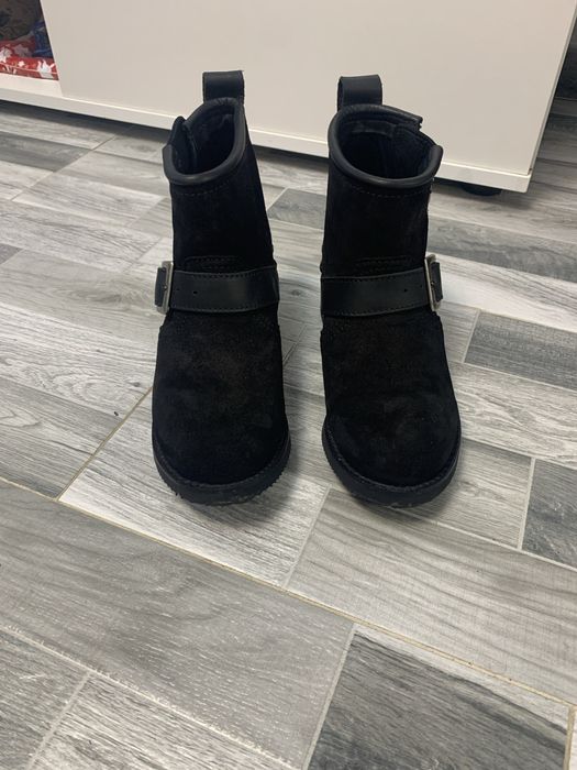 Botine piele întoarsă mărimea 35