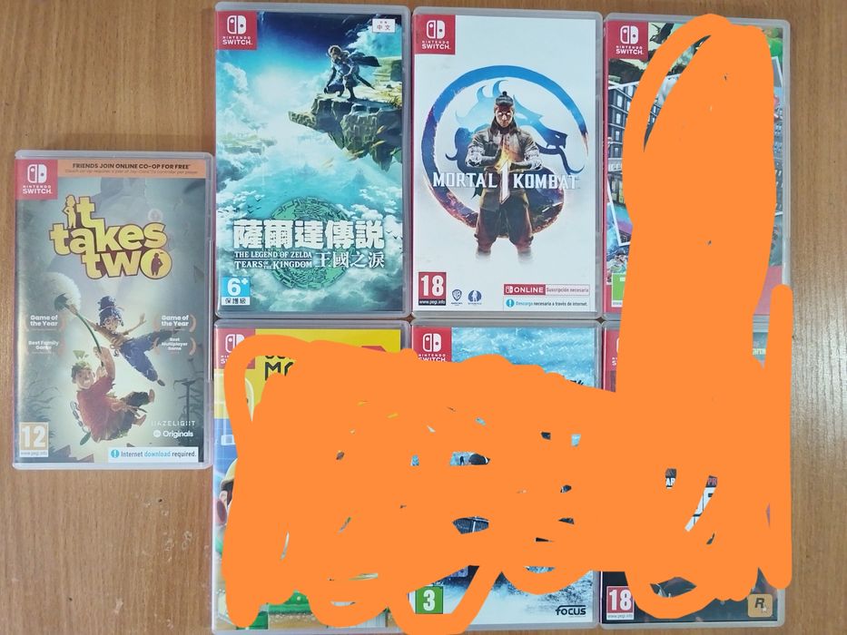 Картриджи на Nintendo Switch OLED