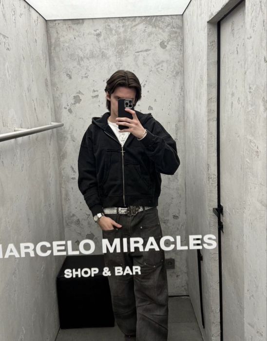 Marcello miracles assymetric zip худи
