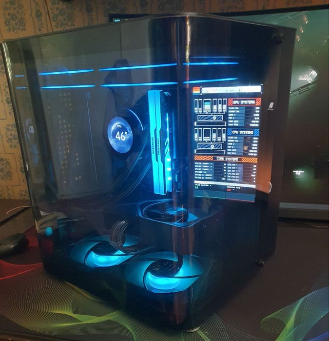 Корпус Jonsbo TK-1 с системой водяного охлаждения ID-cooling SL240