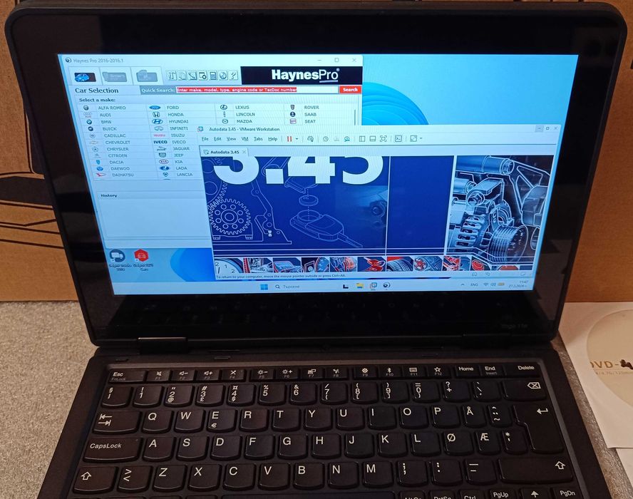 Комплект aвтодиагностика и лаптоп Lenovo Yoga с 8RAM и тъчскрийн екран