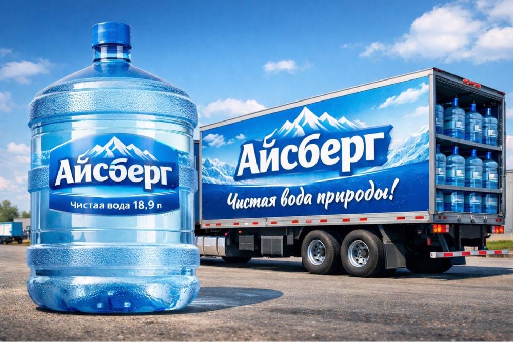 Доставка воды Алматы день день!