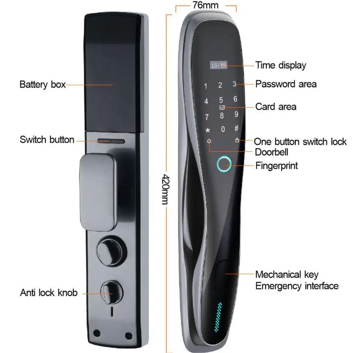 электронный умный замок Tuya smart Wi Fi smart lock