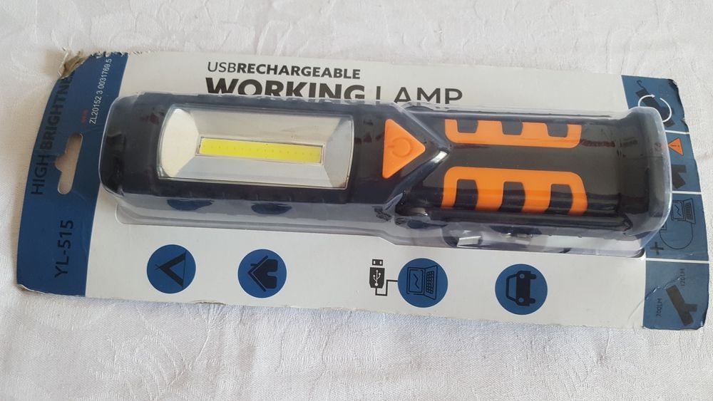Lanterna Led cu magnet Working Lamp Usbrechargeable