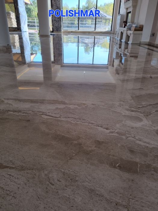 Șlefuit și lustruit marmura,mozaic,travertin,granit si mozaic