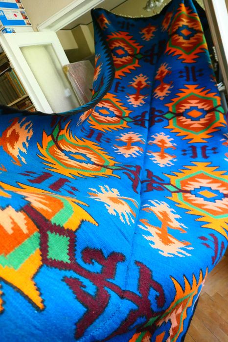 Covor Taranesc Lana Naturala Carpeta Populara ROMANIA 360/180cm NOUA