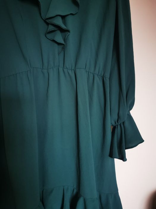 Зелена рокля Л-ХЛ.