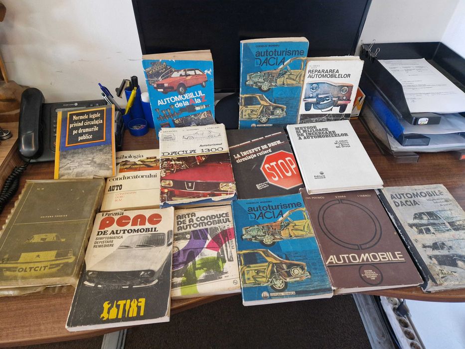 carti romanesti vechi auto intretinere si reparatii