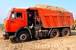 Доставка сыпучих материалов . Пгс , чернозем, шебень