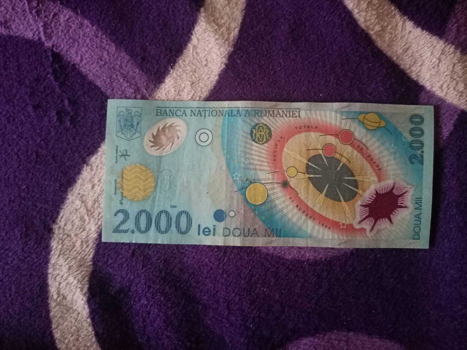 Vând bagnote de 2.000 cu eclipsă totală de soare an de fabricație 1999