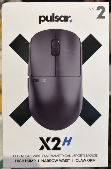 Pulsar X2H Wireless Gaming Mouse – Size 2 (Medium) FPS mouse / Valorant / CS2