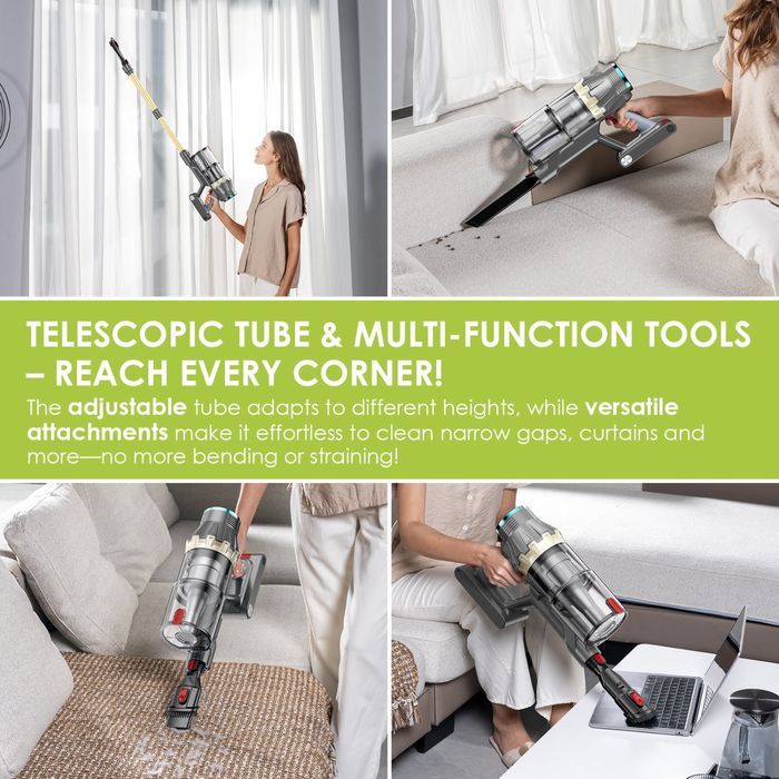 Мощна 550W безкабелна прахосмукачка Linkifly XT1