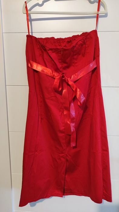 Rochita rosie de vara din bumbac