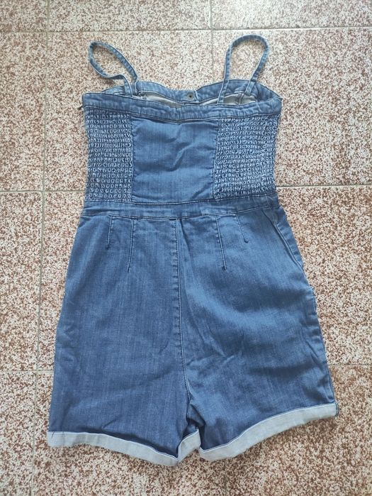 Дамски дънков гащеризон Размер S