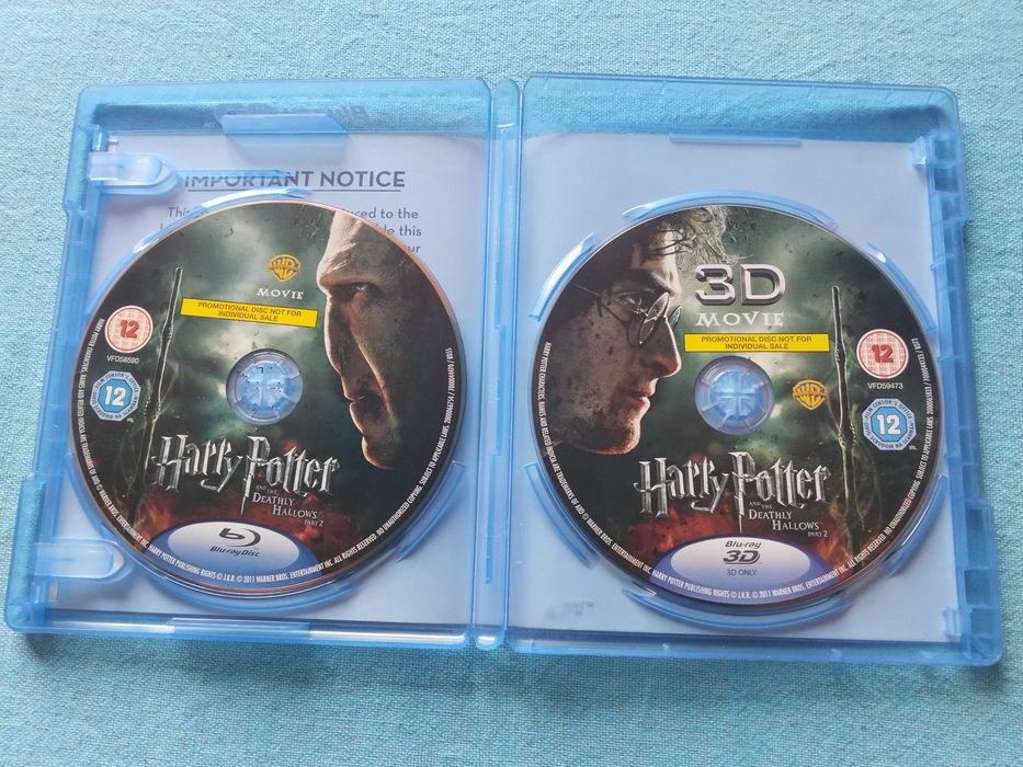 страхотен Blu-Ray  u  3D филм , Harry Potter  Deathly hallows 2