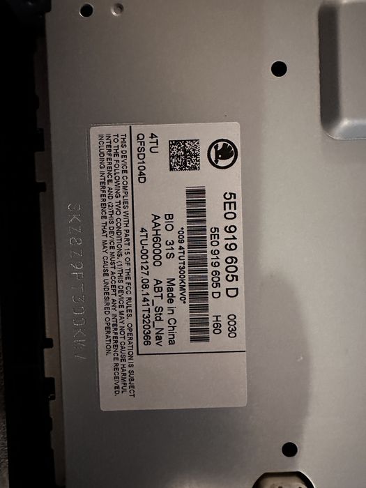 Media player/ Navigatie Skoda Octavia 3