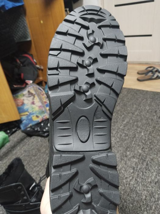 Берцы зима кожаные