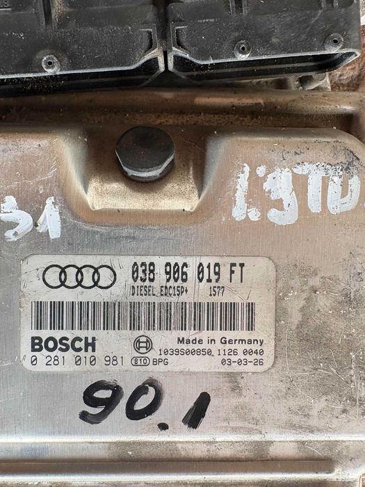 Компютър еку ecu електронен блок двигател Ауди а3 1.9тди 131кс ASZ