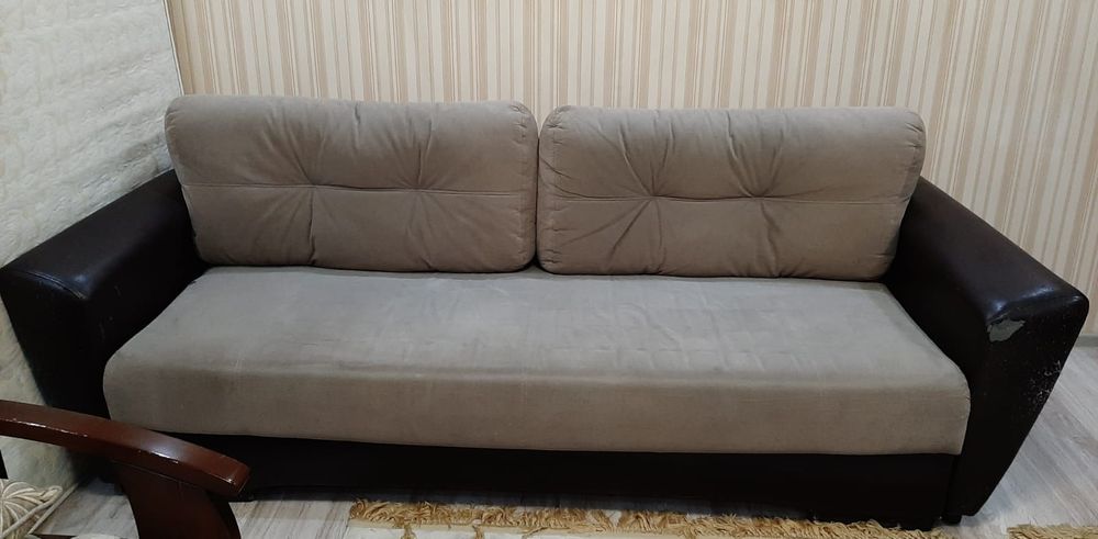 Продам Диван на пружинном блоке и матрас