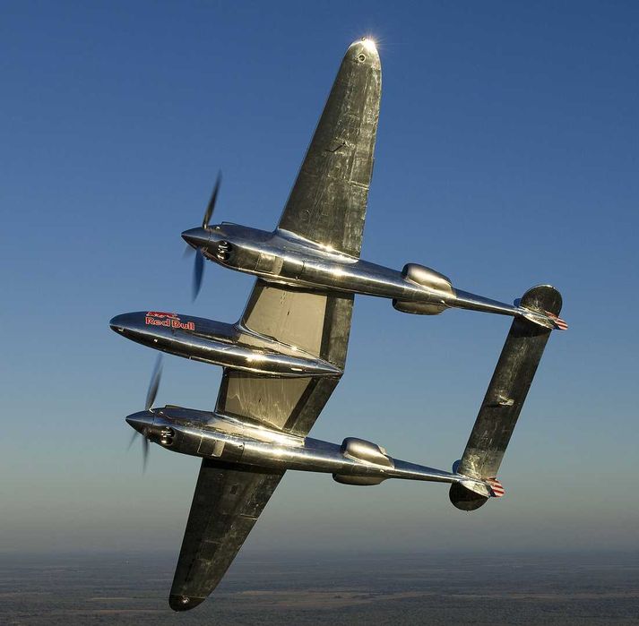 модель конструктор самолёта истребителя P-38 США!