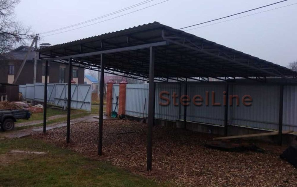 Навесы под ключ, любой сложности