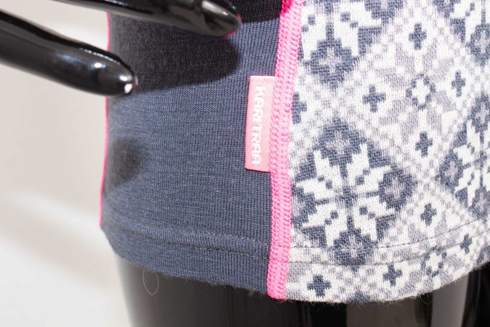 Kari Traa дамска мерино блуза сива термо бельо от мериносна вълна S