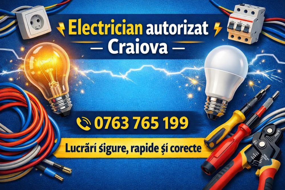 Electrician autorizat – Siguranță și profesionalism la orice oră!