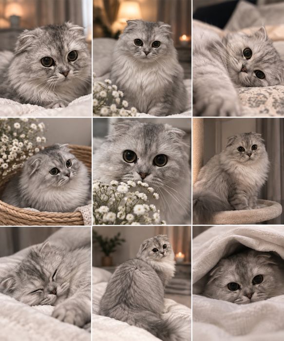 Шотландская вислоухая кошка