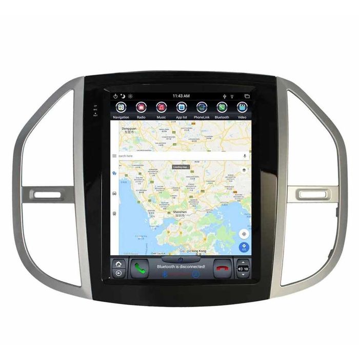 Navigatie Dedicata Tesla Mercedes Vito (2014-2021), BT, Wi-Fi, Carplay