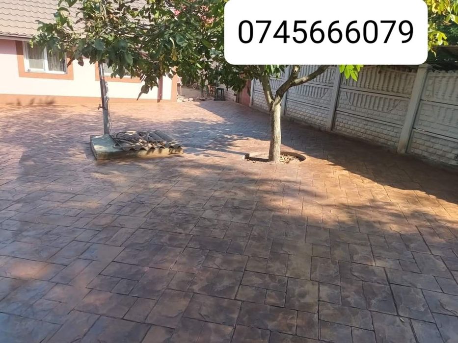 Beton amprentat Oltenia. Pret/m2